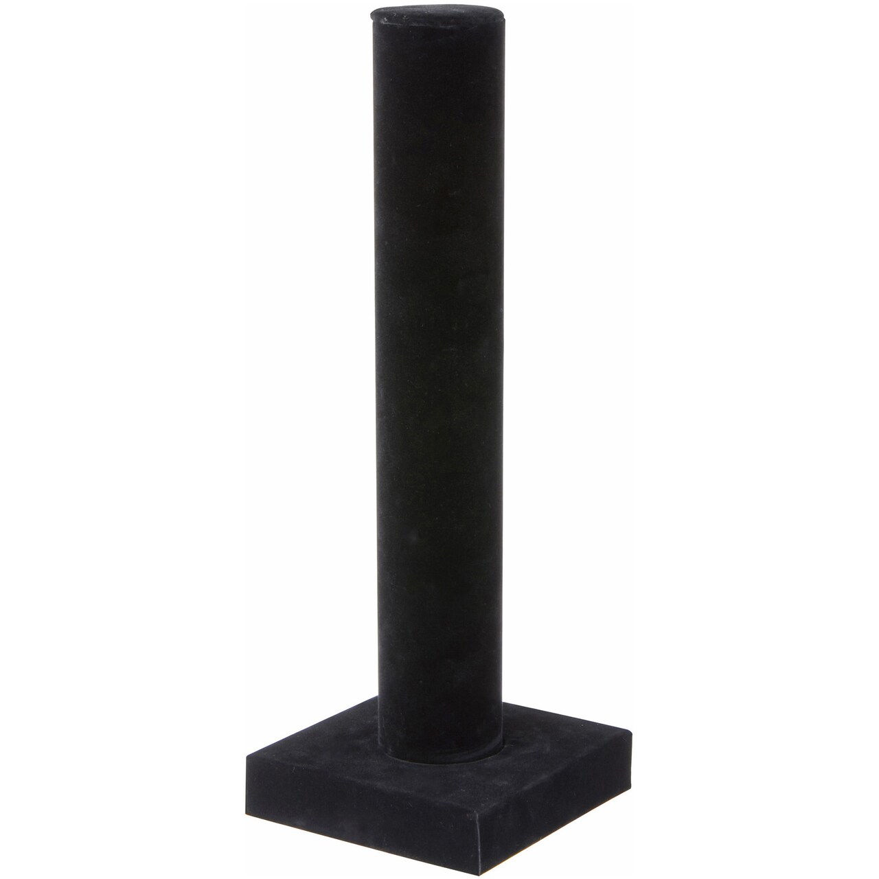 Plymor Black Velvet Vertical Bracelet Display Stand, 4.625" W x 13" H